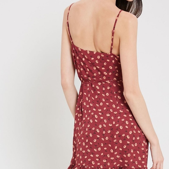 End Of Summer Sale!Ruffle Wrap Mini Dress - Picture 3 of 3